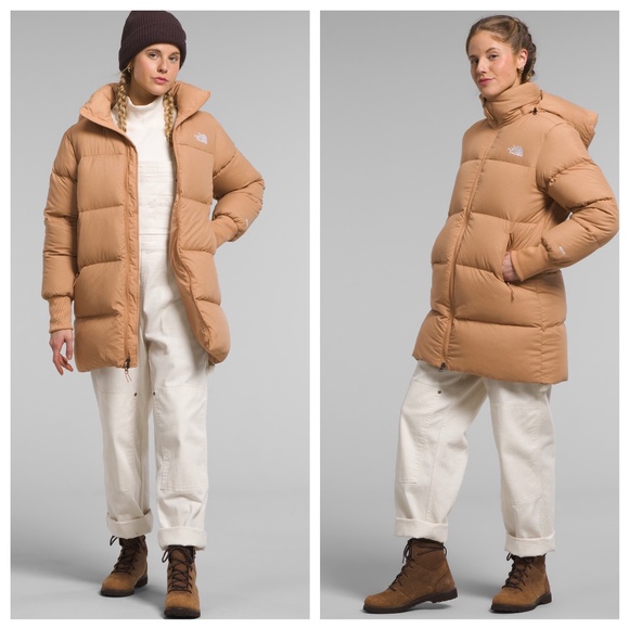 NWT THE NORTH FACE Glacier Basin Parka Almond Butter Women's Size M - Picture 1 of 12